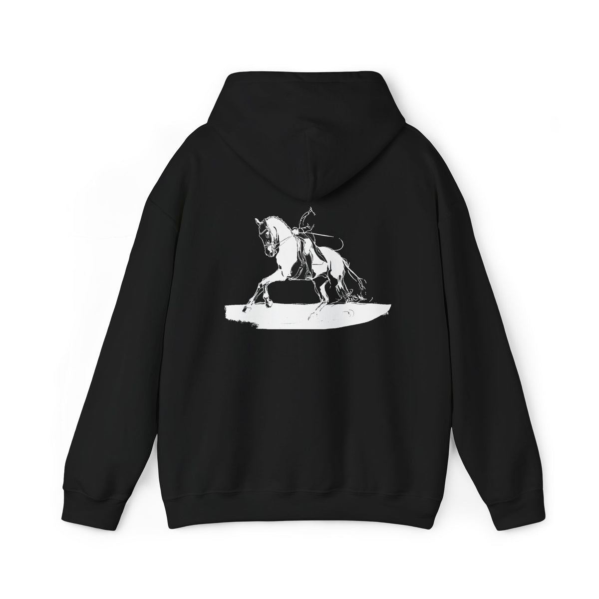 Dressage Horse Traditional Hoodie | Equestrian Pullover Sweatshirt | Horse Art Hoodie | Rider or Trainer Gift