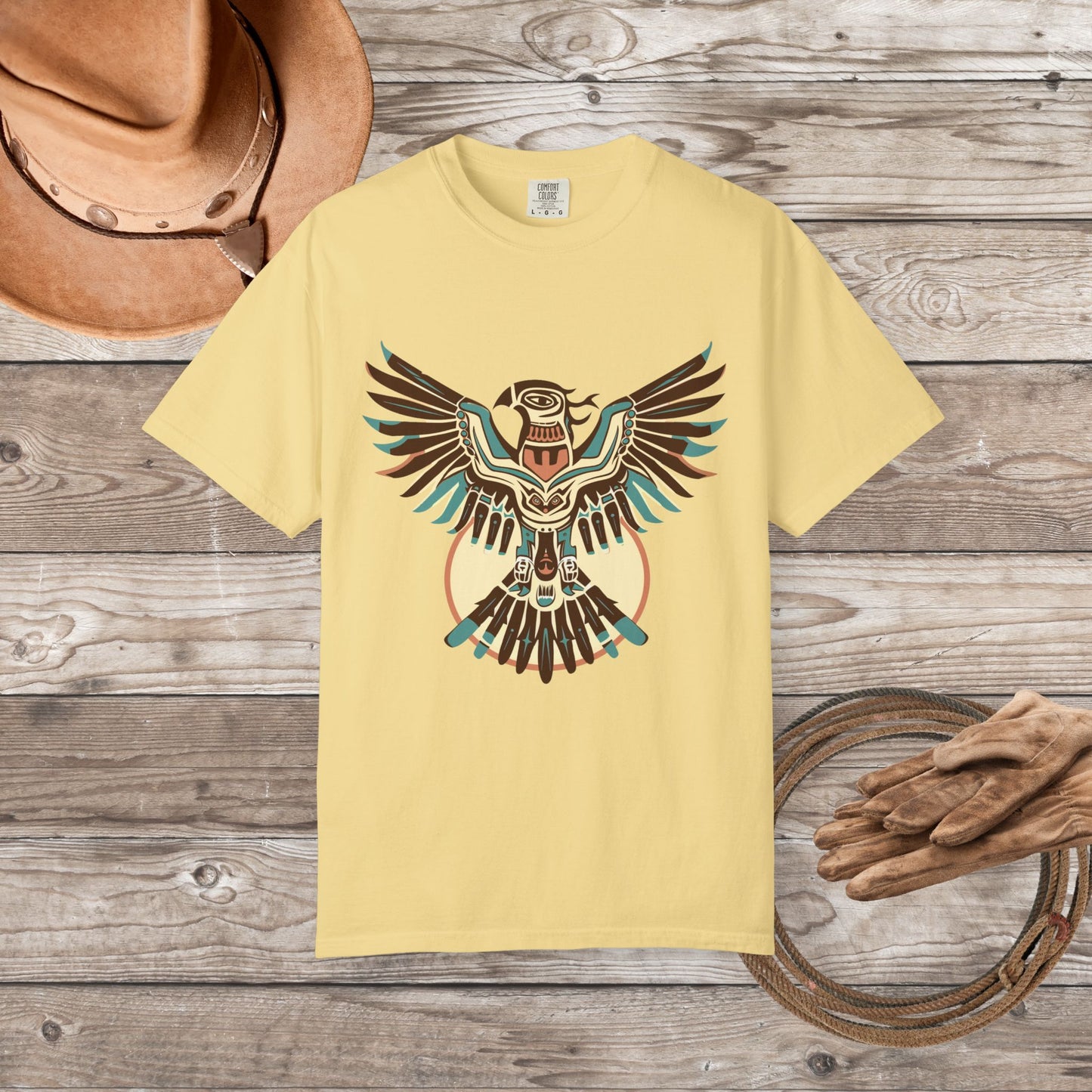 Native American Spirit Thunderbird T-Shirt – Boho Eagle Totem Tee