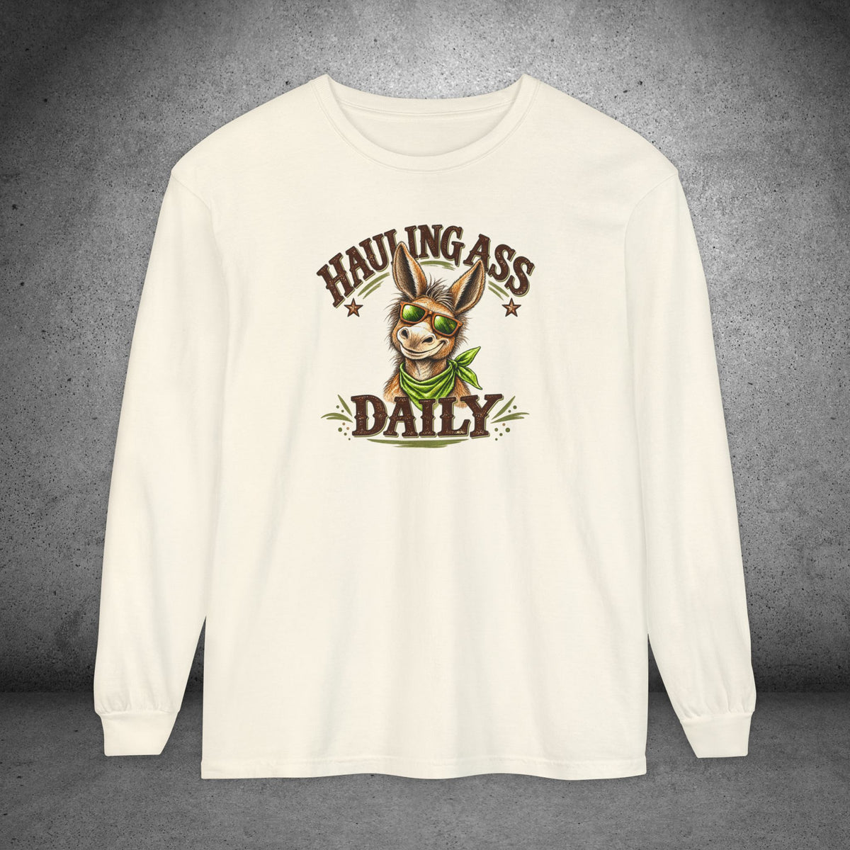 Donkey Long Sleeve Shirt – Bad Ass Ruckus Comfort Colors Tee