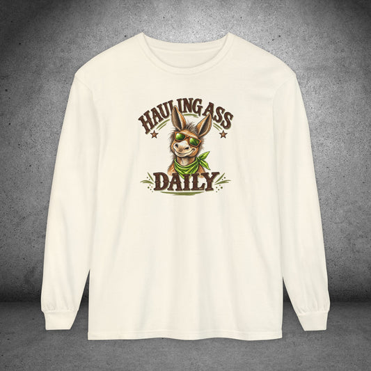 Donkey Long Sleeve Shirt – Bad Ass Ruckus Comfort Colors Tee