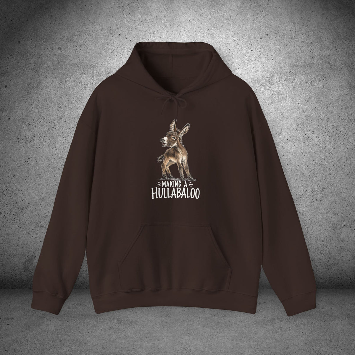 Making a Hullabaloo Donkey Hoodie – Funny Donkey Lover Sweatshirt
