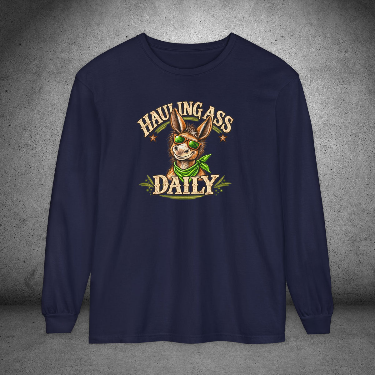Donkey Long Sleeve Shirt – Bad Ass Ruckus Comfort Colors Tee
