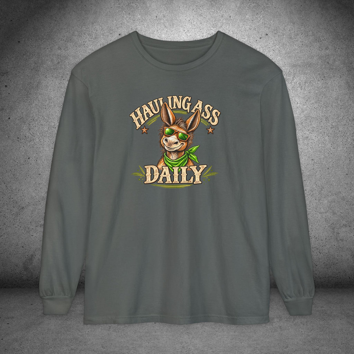 Donkey Long Sleeve Shirt – Bad Ass Ruckus Comfort Colors Tee