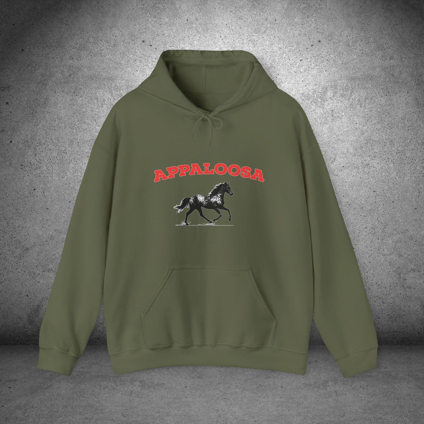 Appaloosa Hoodie, Horse Lover Sweatshirt, Western Horse Hoodie, Equestrian Gift, Cowboy Hoodie
