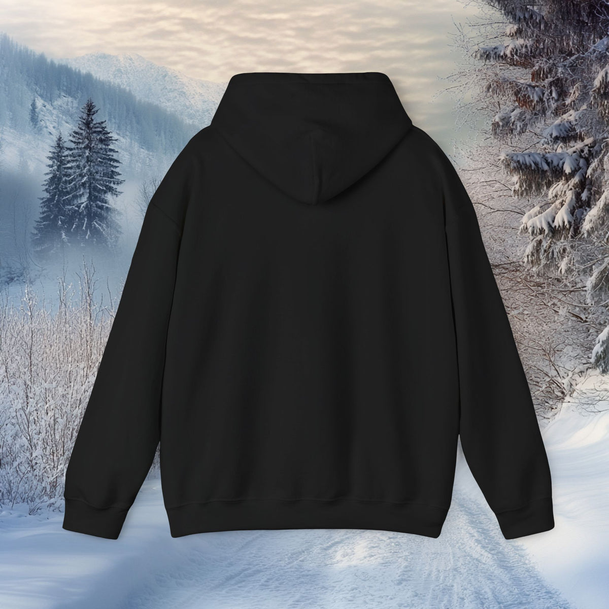 Friesian Horse Christmas Hoodie – Black Horse Holiday Sweatshi