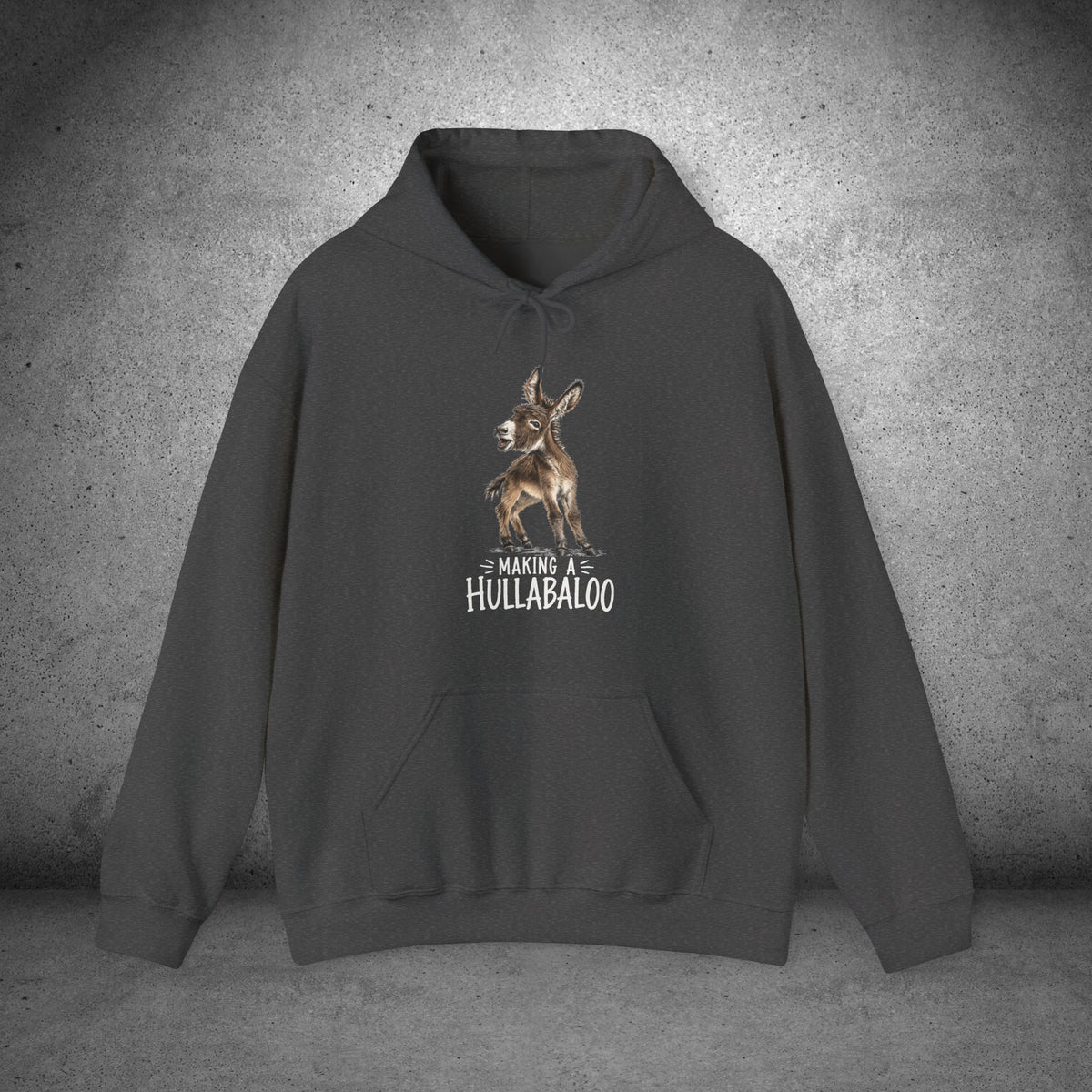 Making a Hullabaloo Donkey Hoodie – Funny Donkey Lover Sweatshirt