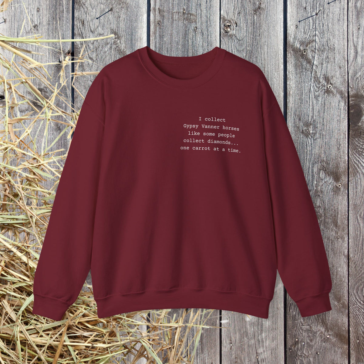 Gypsy Vanner Sweatshirt – Funny Horse Lover Crewneck