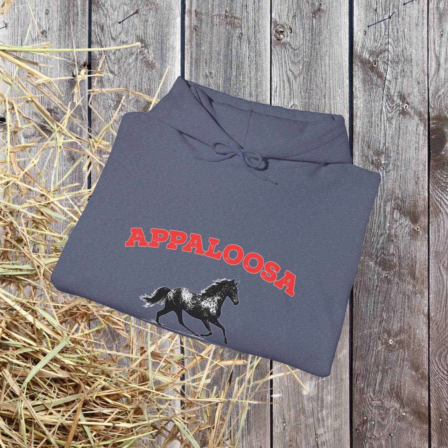 Appaloosa Hoodie, Horse Lover Sweatshirt, Western Horse Hoodie, Equestrian Gift, Cowboy Hoodie