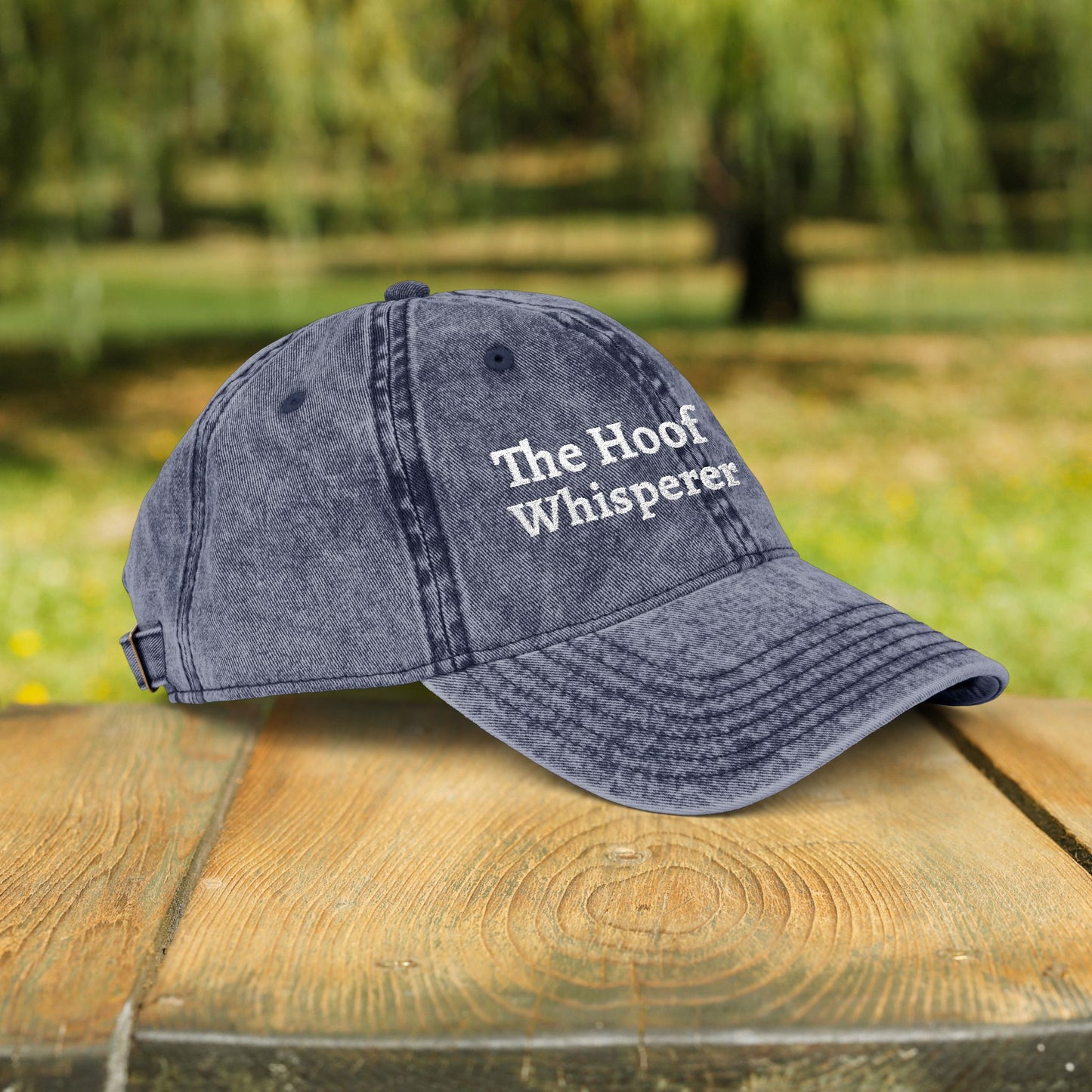 The Hoof Whisperer Hat – Farrier, Embroidered Personalized Horse Cap