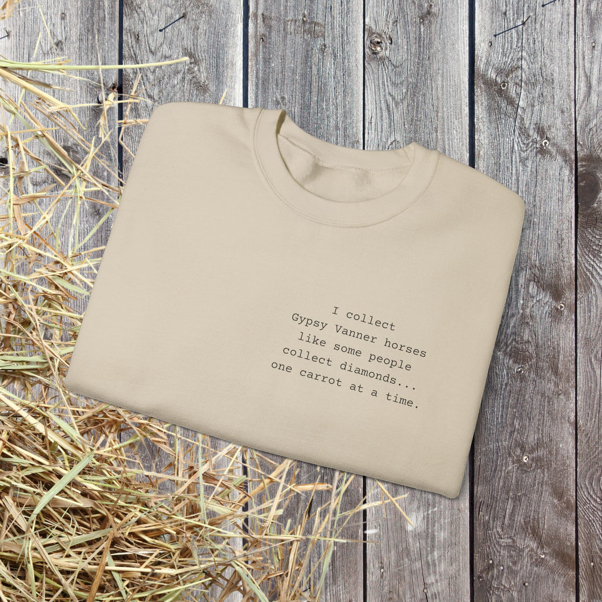 Gypsy Vanner Sweatshirt – Funny Horse Lover Crewneck