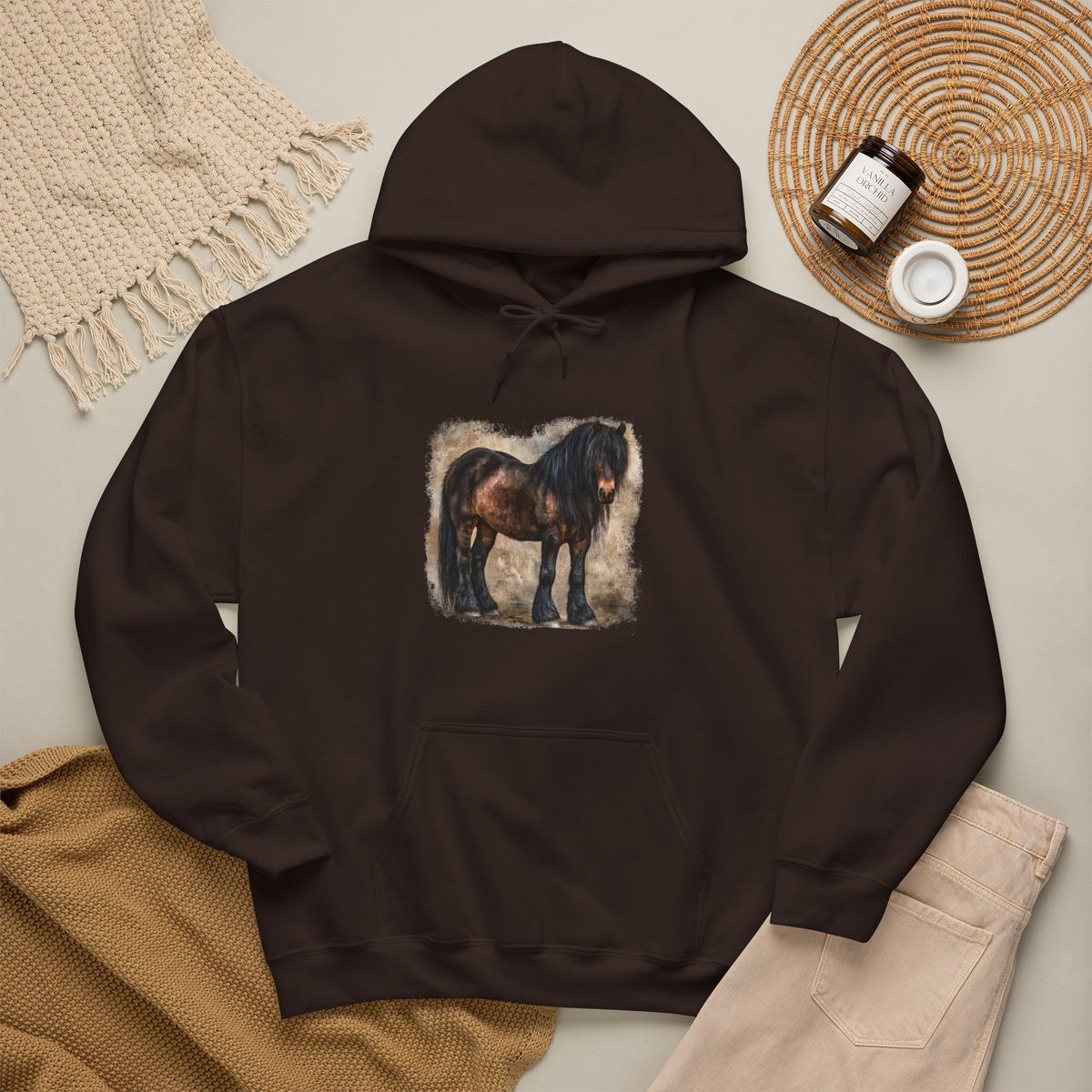 North Swedish Draft Horse Hoodie - Sweatshirt for Draft Horse Lovers