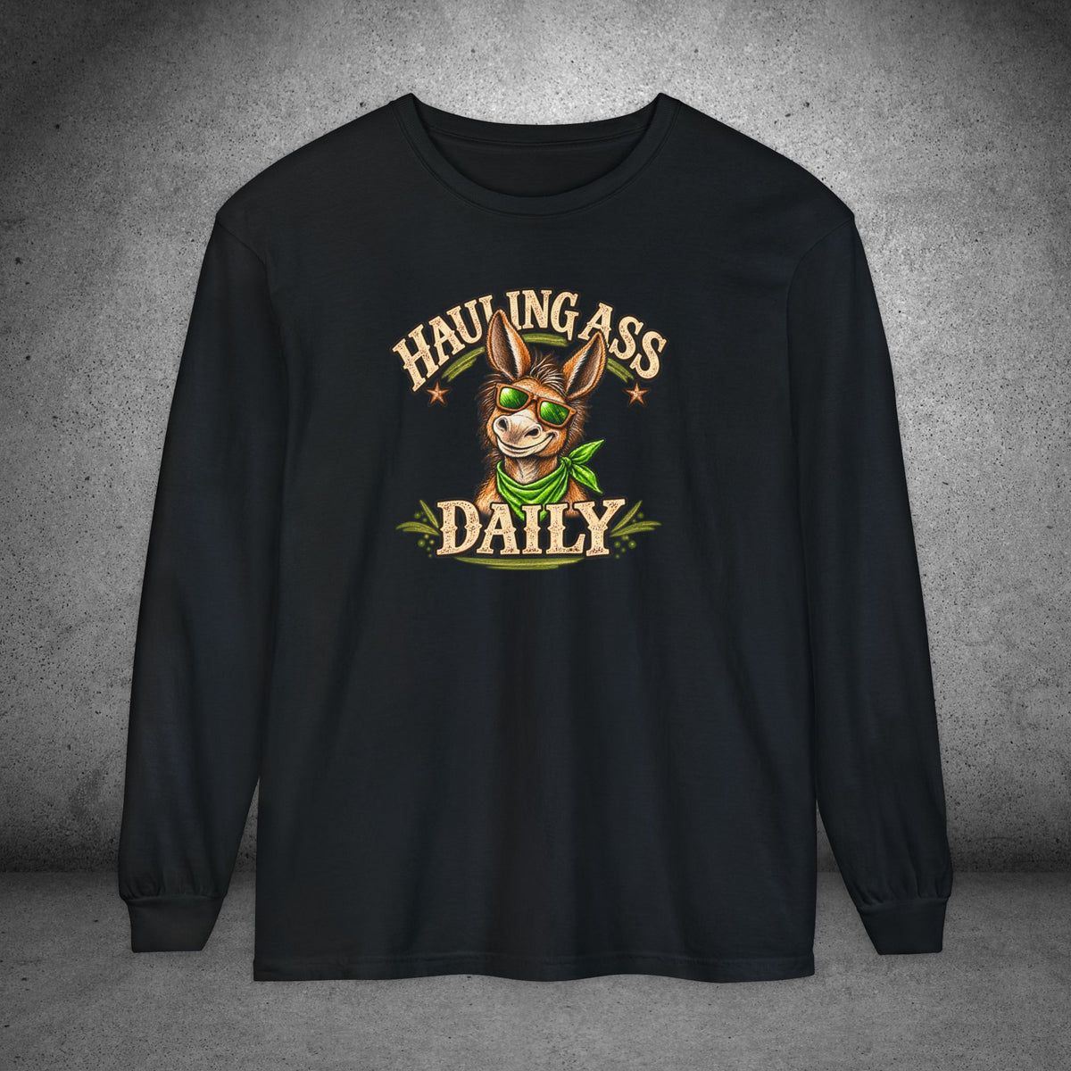 Donkey Long Sleeve Shirt – Bad Ass Ruckus Comfort Colors Tee