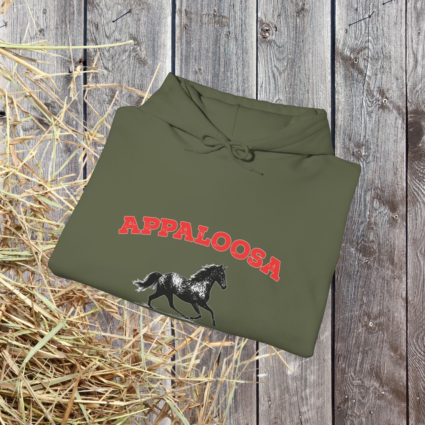 Appaloosa Hoodie, Horse Lover Sweatshirt, Western Horse Hoodie, Equestrian Gift, Cowboy Hoodie
