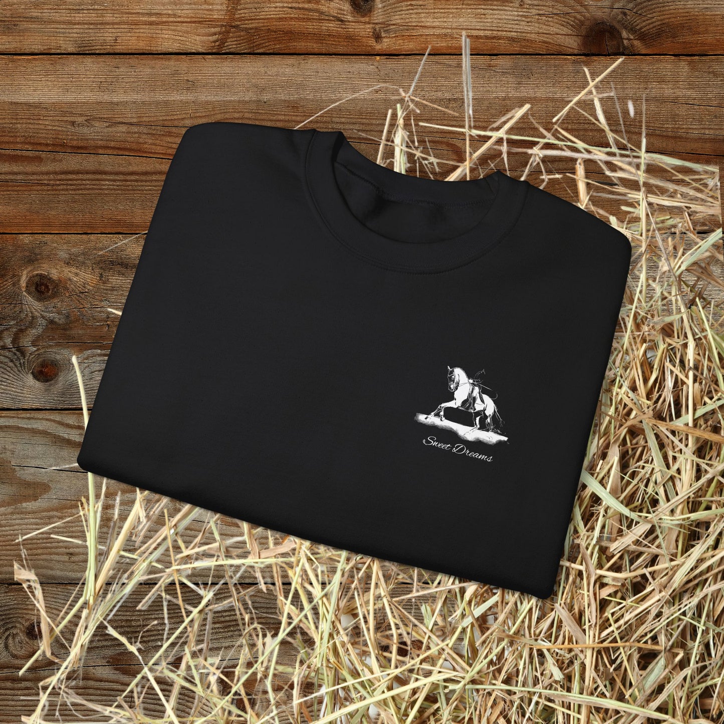 Dressage Horse Sweatshirt – Wearable Art for Horse Lovers