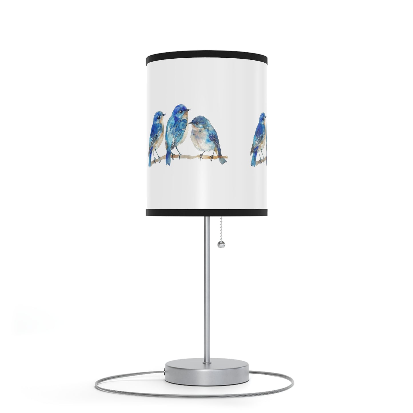 Bluebird Desk Lamp, Cute Decorator Bluebird Lamp Bird Lover, A Birders Accent Lamp