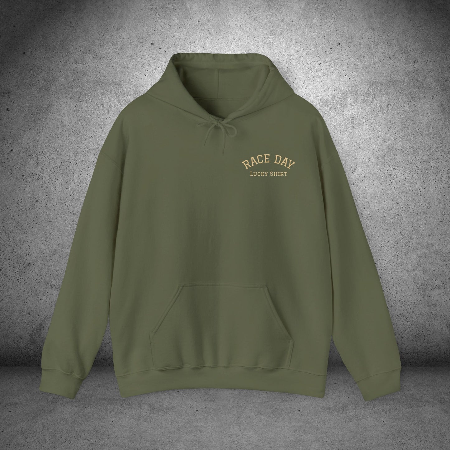 Horse Racing Hoodie — 'Race Day Graphic Hooded Sweatshirt