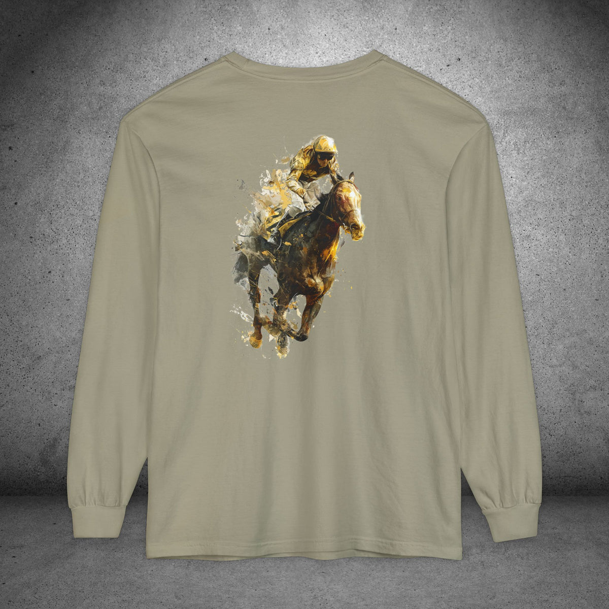 Horse Racing Long Sleeve Shirt | Thoroughbred Jockey Tee
