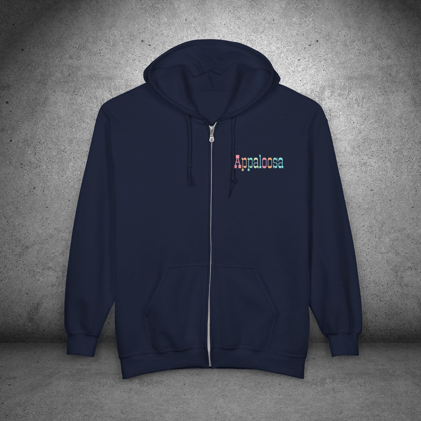 Appaloosa Zip Hoodie – “I Ride a Horse of a Different Color” Sweatshirt