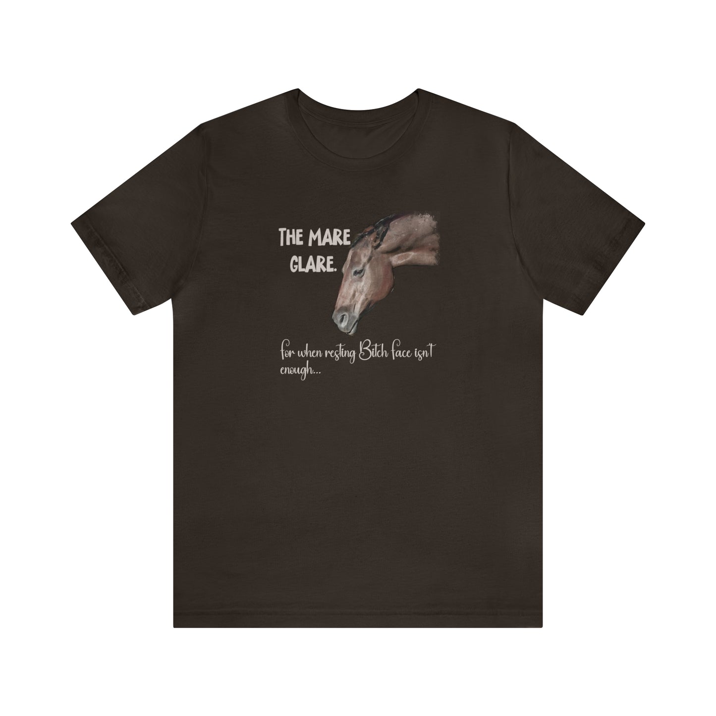 Silly Horse T-shirt: Funny, Angry Horse T-shirt for Horse Lovers