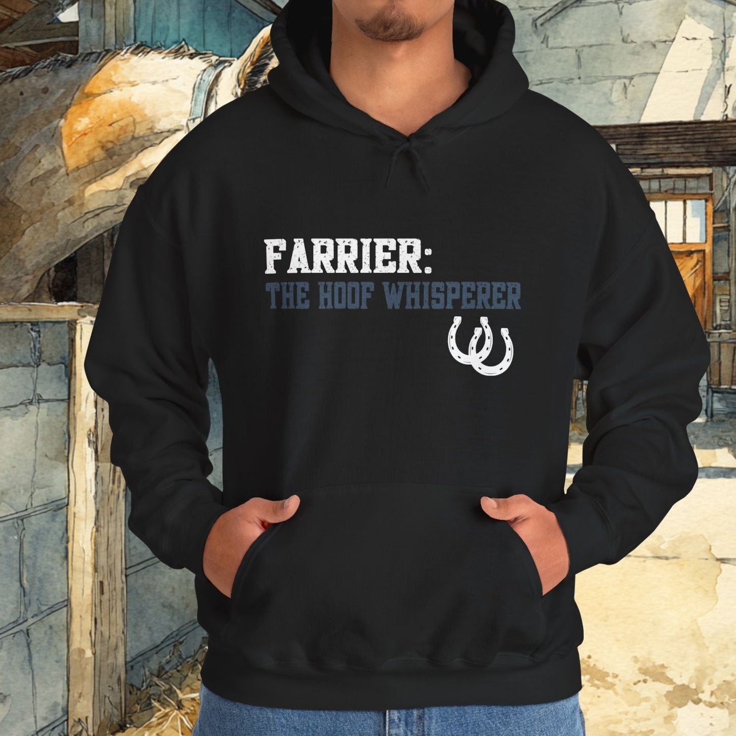 Farrier Hoodie – “The Hoof Whisperer” Sweatshirt