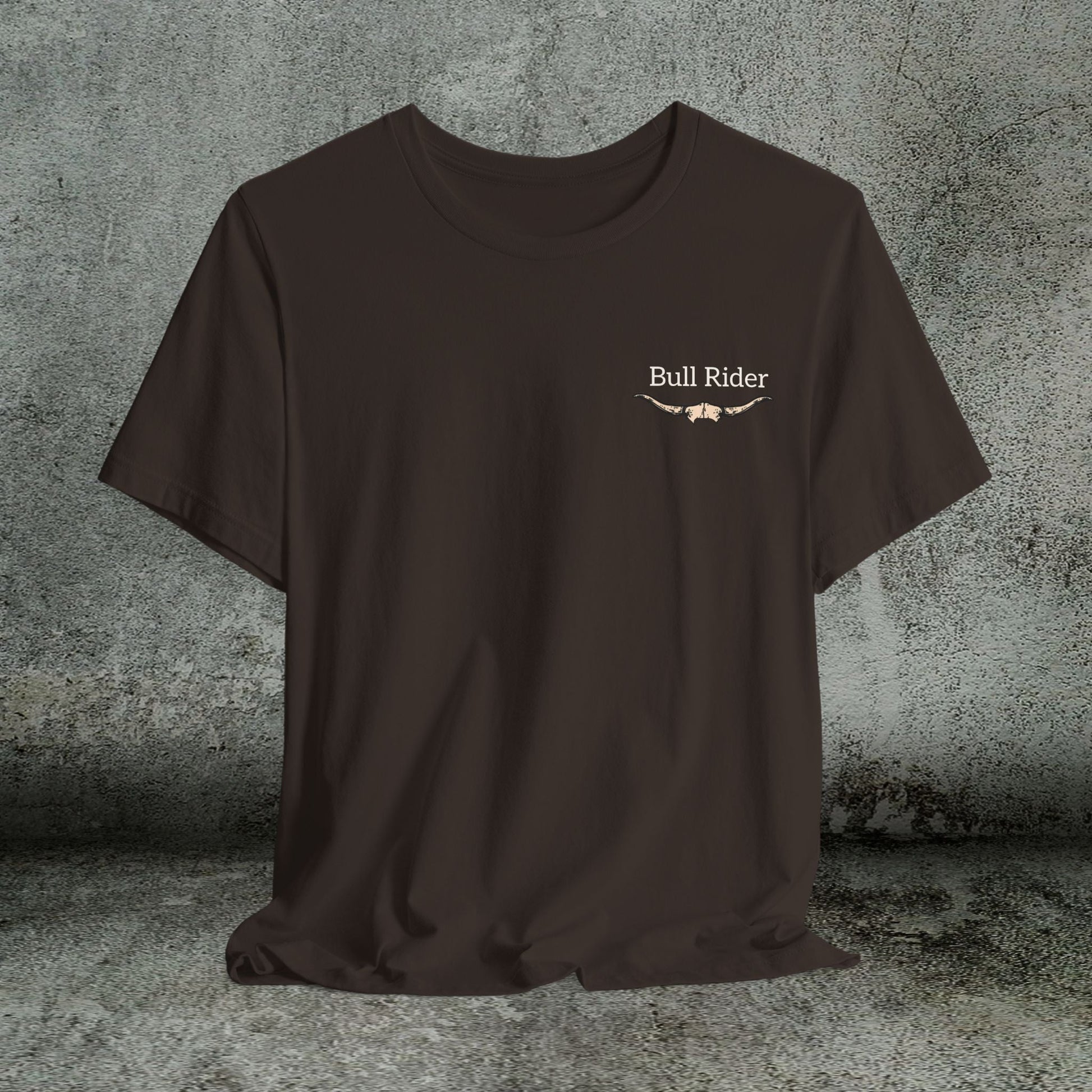 Bull Rider Rodeo T-Shirt – Cowboy Grit Graphic Tee for Rodeo Fans - FlooredByArt