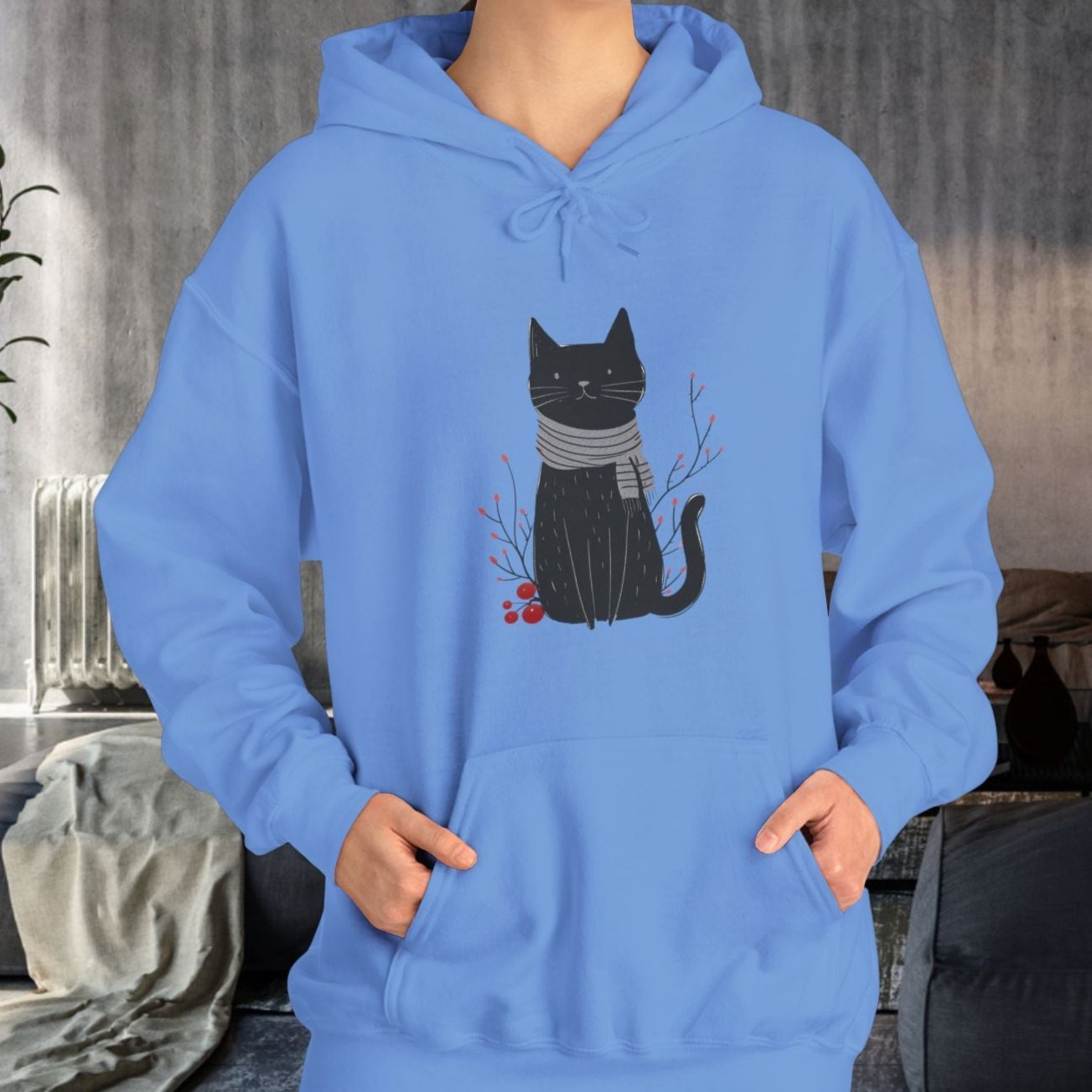 Cat Lover Hoodie Sweatshirt, Funny Sarcastic CAT, Gift for CAT Lover, Cat Person Sweatshirt - FlooredByArt