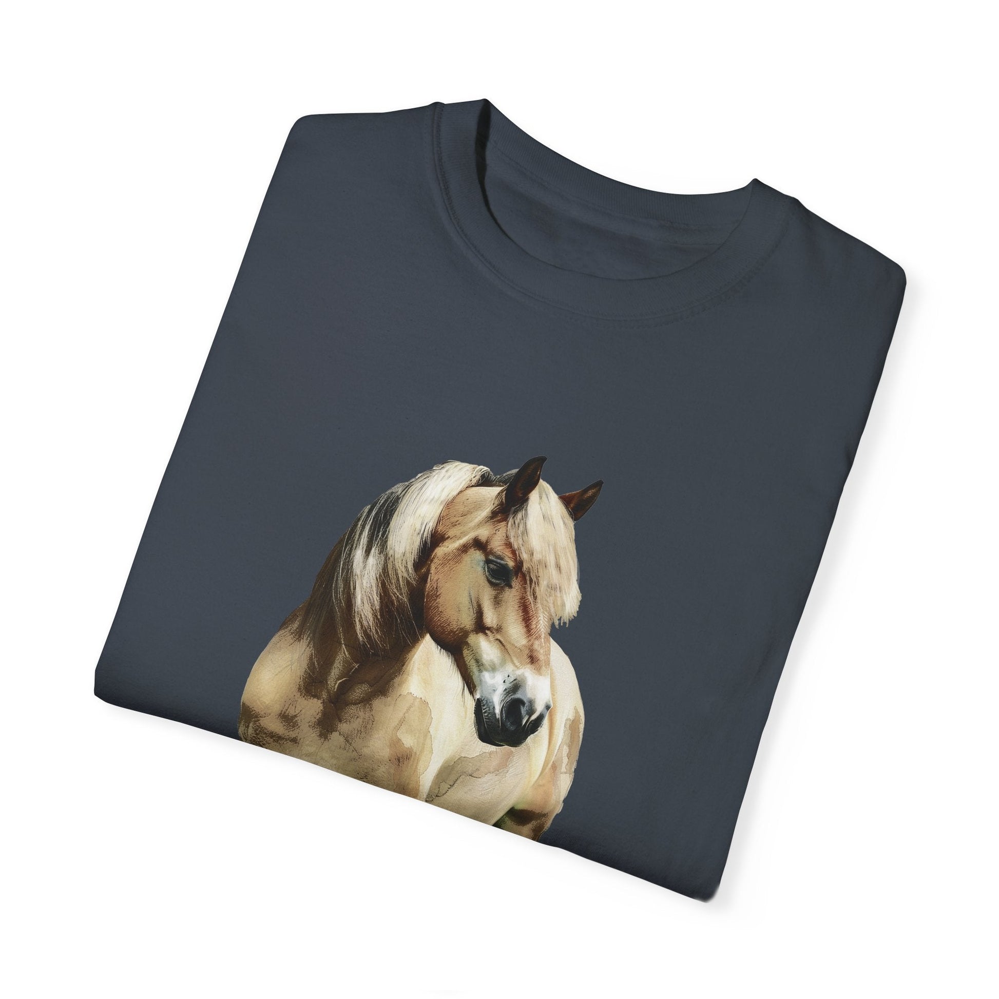 Comfort Colors Fjord Horse Shirt, New Norwegian Fjord Horse Art Tee, County Western Shirt - FlooredByArt
