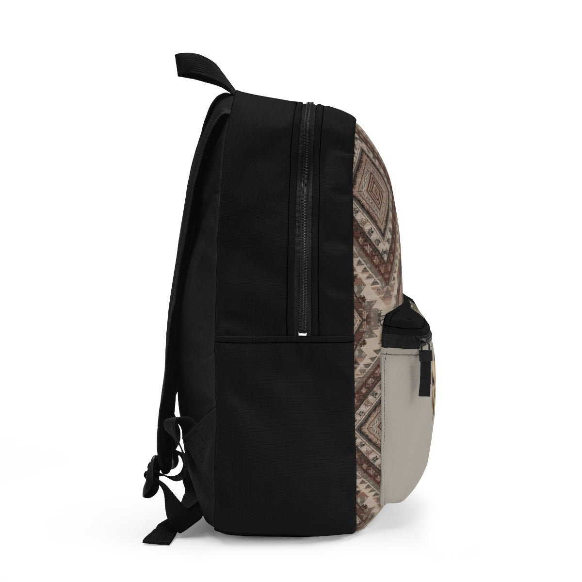 Vintage Rodeo Bucking Bronco Backpack | Southwestern Aztec Pattern