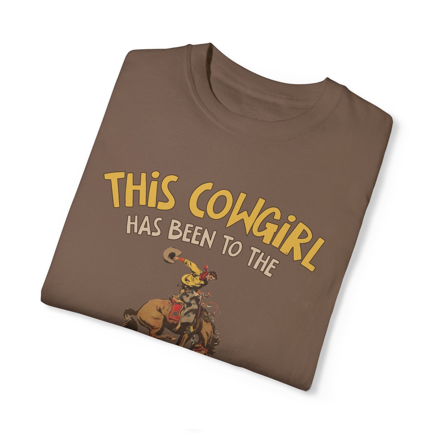 Cowgirl Rodeo Comfort Colors T - Shirt, Vintage Western Shirt, Retro Rodeo Shirt - FlooredByArt