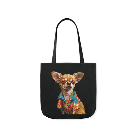 Cute Beach Chihuahua Dog Tote Bag - Fashion Fashionista Dog Carry All Tote Bag - FlooredByArt