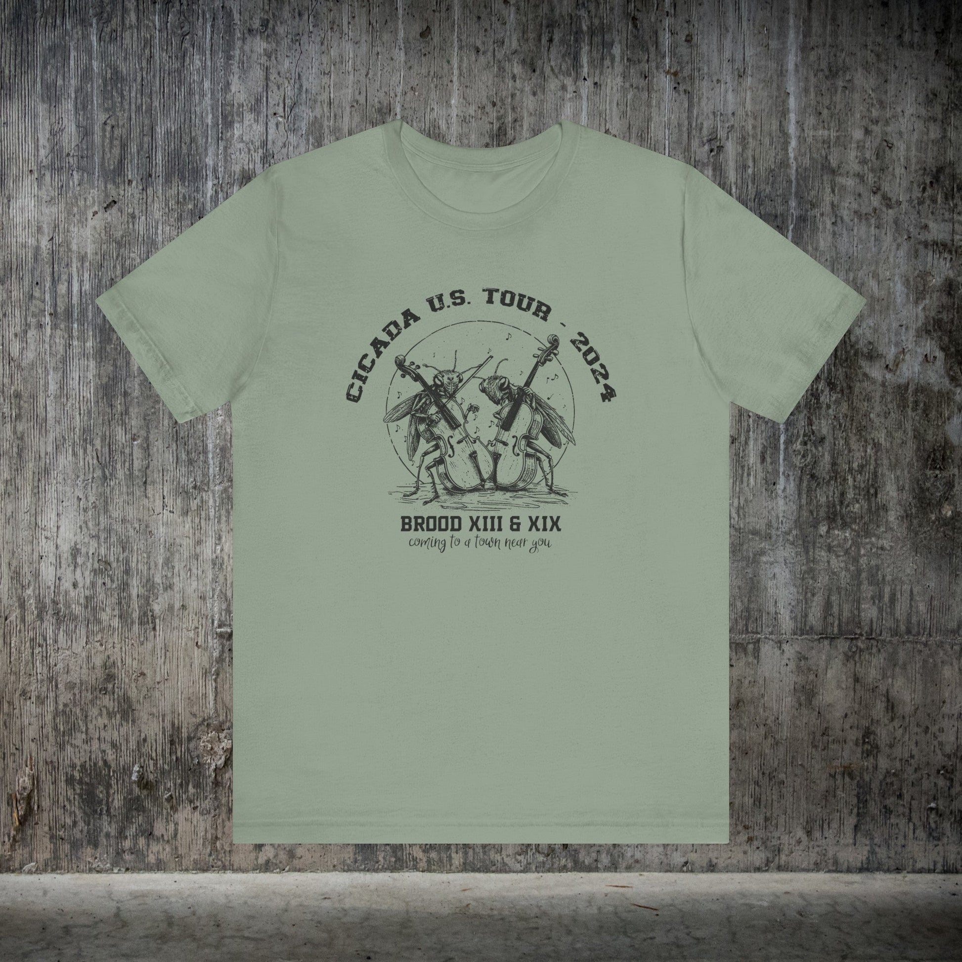 Cute Cicada T-shirt! 2024: U.S. Tour! Brood XII, Brood XIX Tee, Special Historical EVENT Tee - FlooredByArt