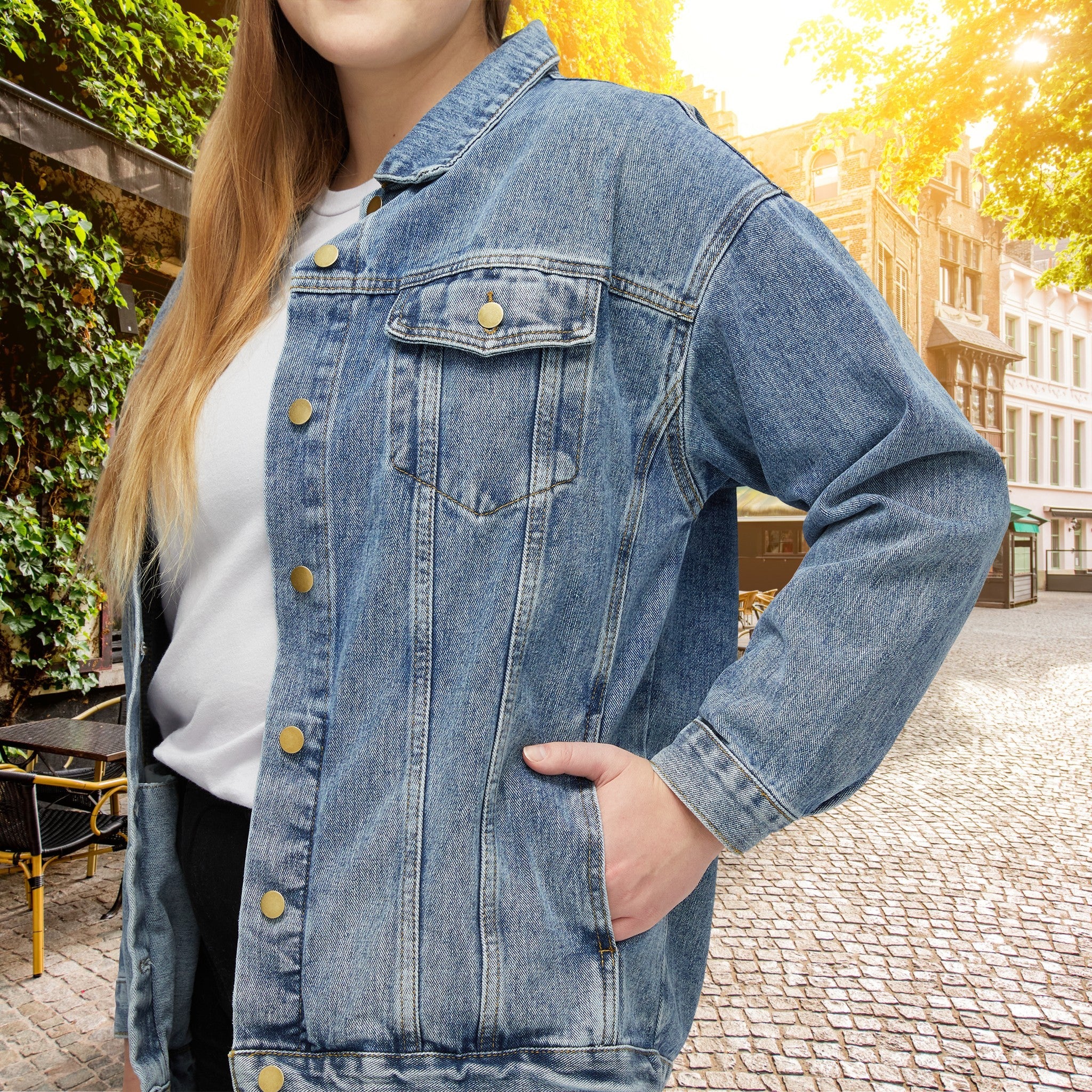 Cute blue jean jacket hotsell