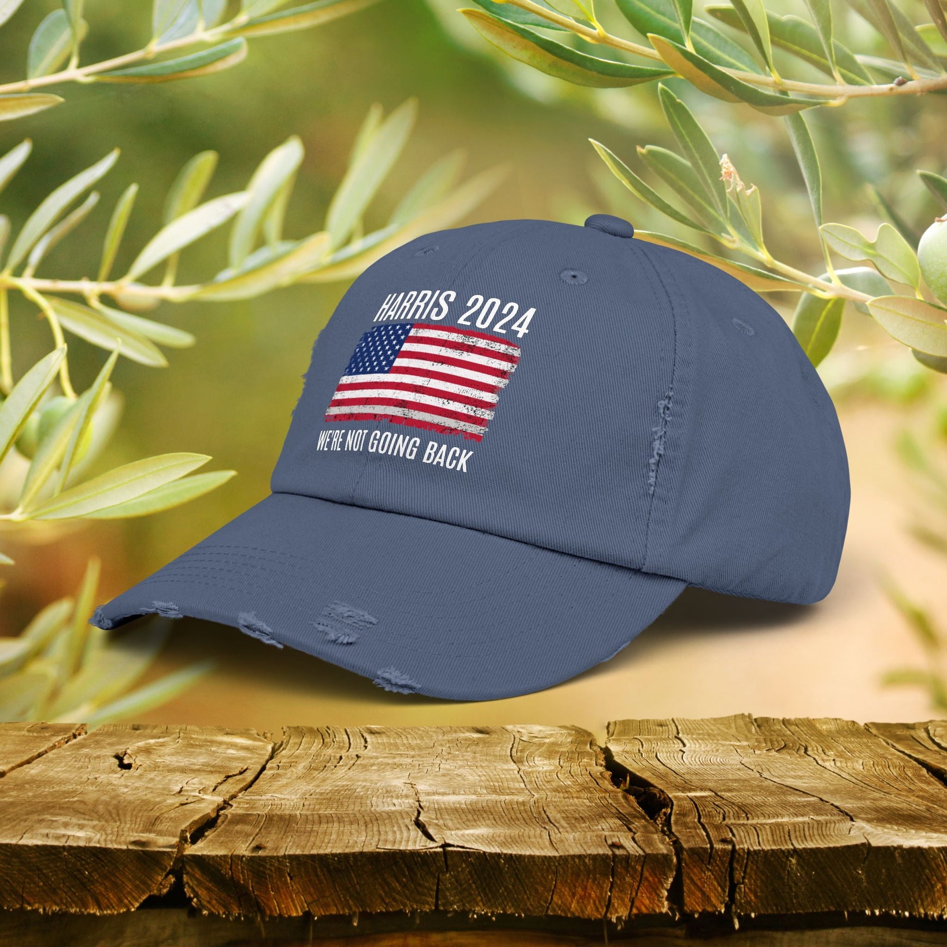 Elect Kamala Harris Cap Hat, Kamala Harris For President 2024, We're Not Going Back Hat, - FlooredByArt