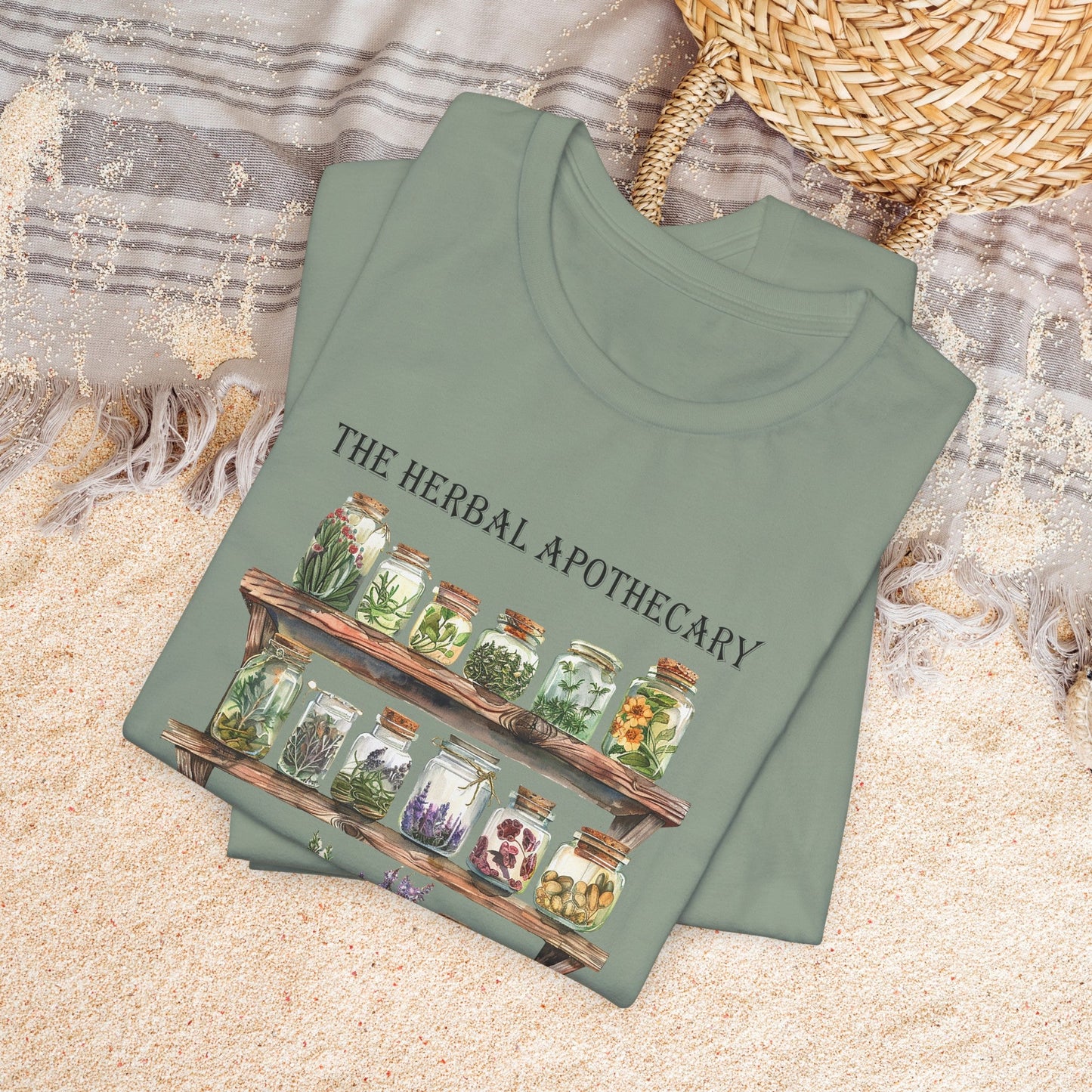 Funny Herbalist T-Shirt, Herbalist Soft Cotton Tee, Medicinal Herb Gardener - FlooredByArt