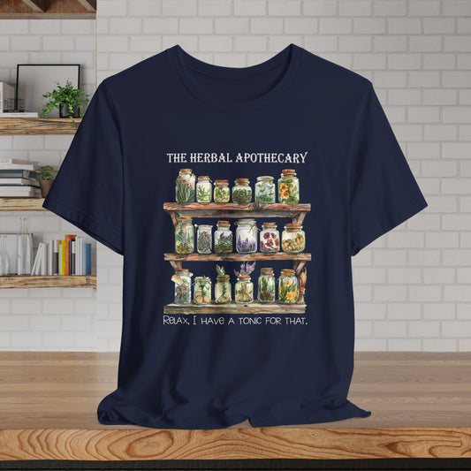 Funny Herbalist T-Shirt, Herbalist Soft Cotton Tee, Medicinal Herb Gardener - FlooredByArt
