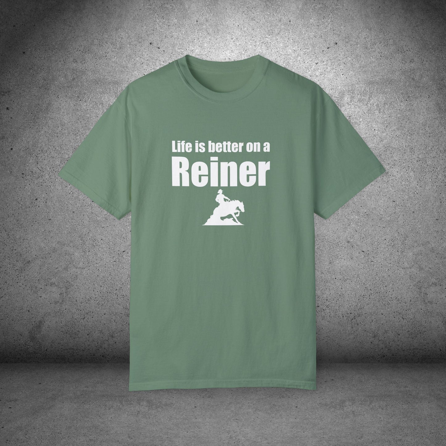 Horse Lover Garment - Dyed T-Shirt – Vintage - Style Comfort Colors Tee - FlooredByArt