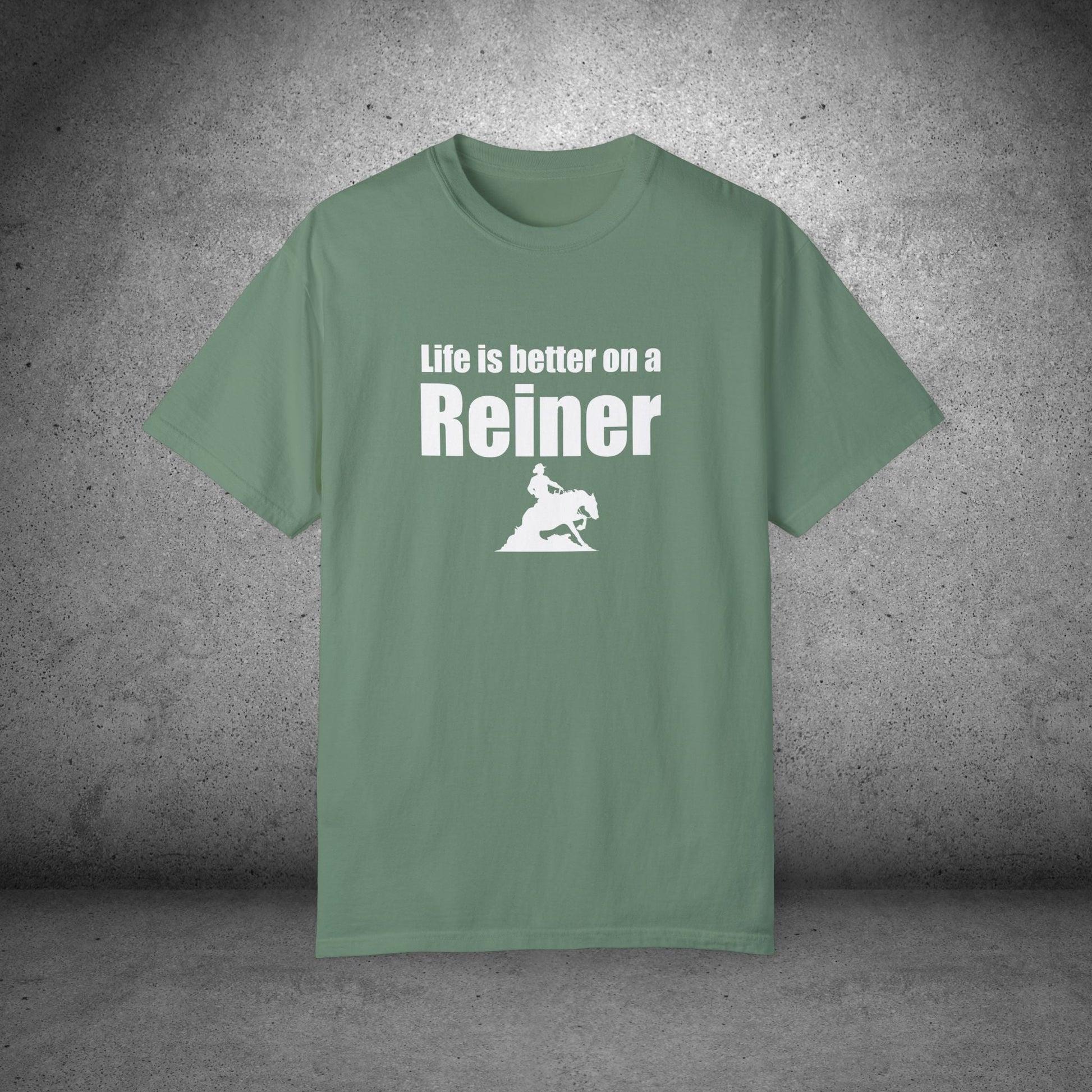 Horse Lover Garment - Dyed T-Shirt – Vintage - Style Comfort Colors Tee - FlooredByArt