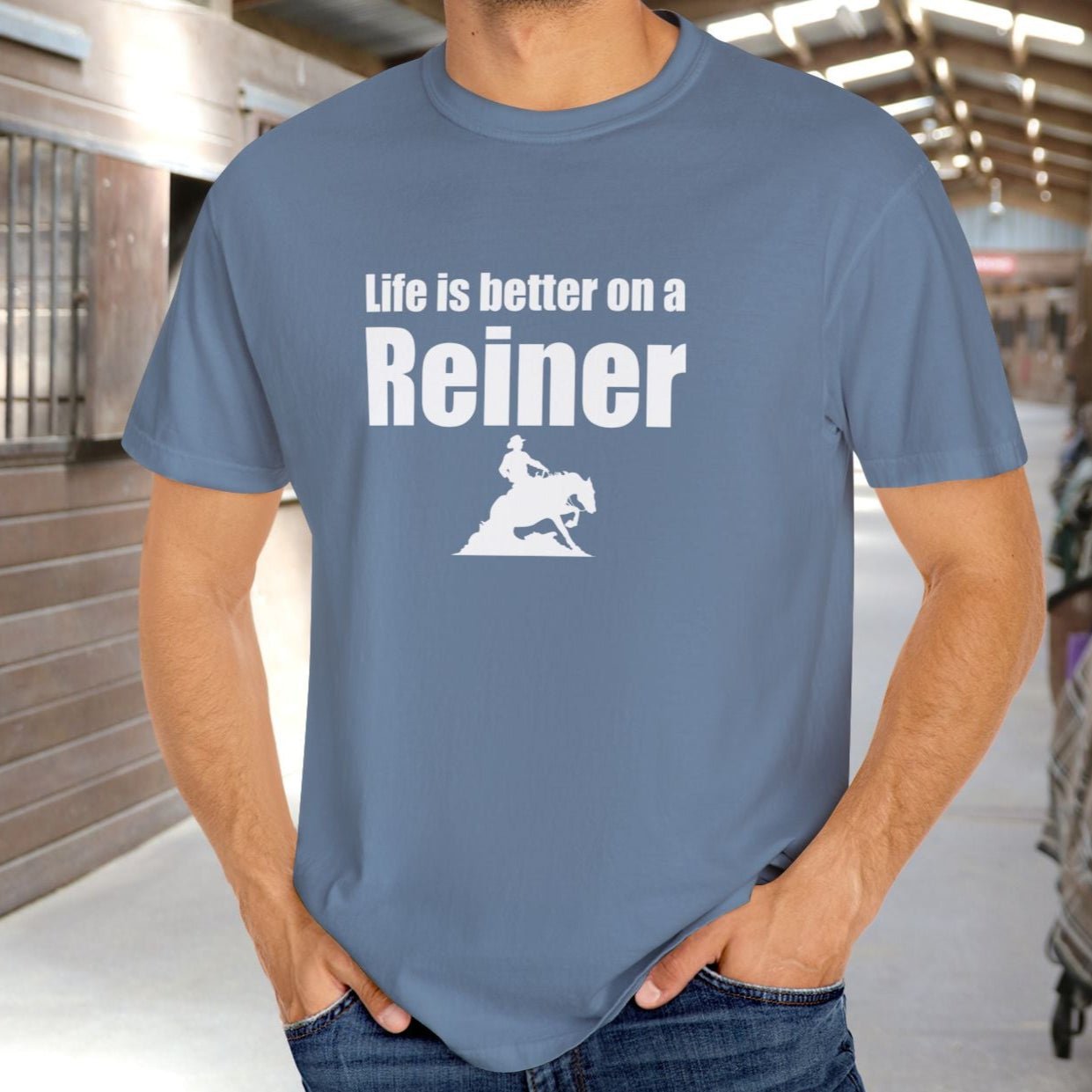 Horse Lover Garment - Dyed T-Shirt – Vintage - Style Comfort Colors Tee - FlooredByArt