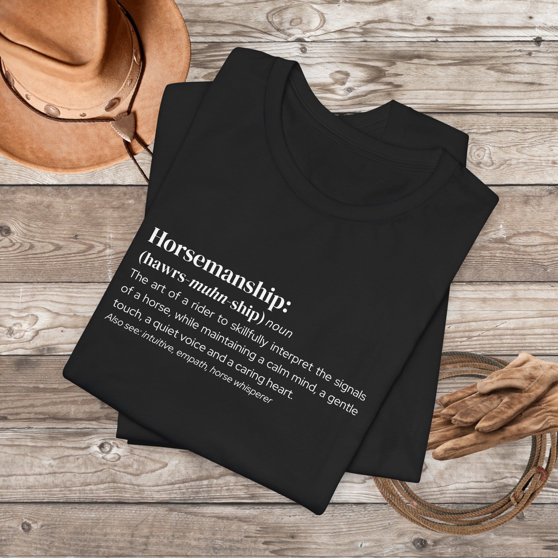 Horsemanship Shirt, Equestrian Horse Training Definition, Barn Ring Shirt - FlooredByArt