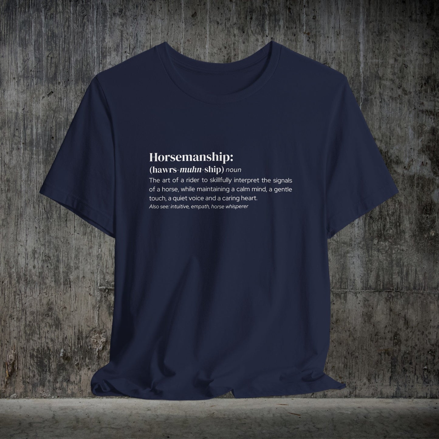 Horsemanship Shirt, Equestrian Horse Training Definition, Barn Ring Shirt - FlooredByArt