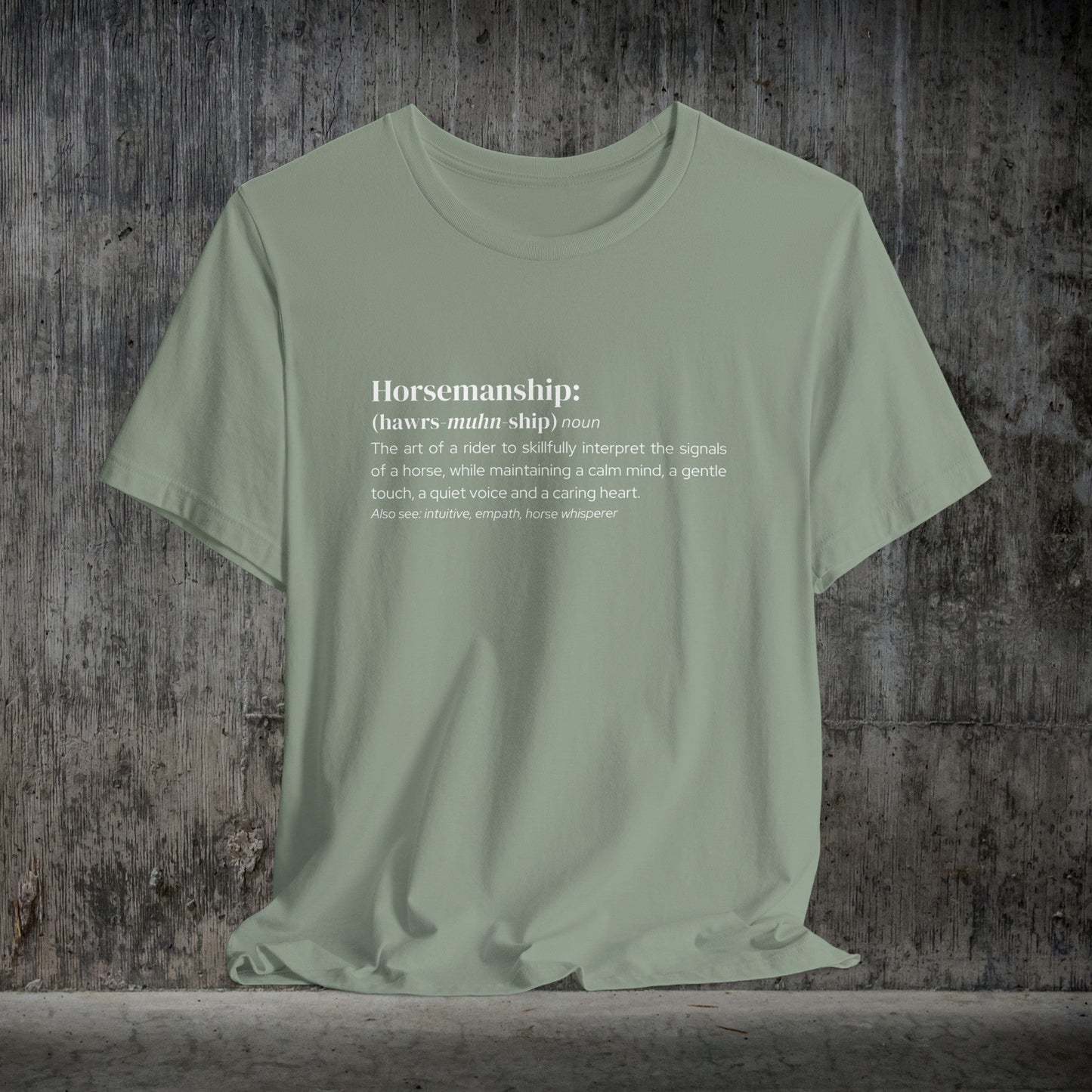 Horsemanship Shirt, Equestrian Horse Training Definition, Barn Ring Shirt - FlooredByArt