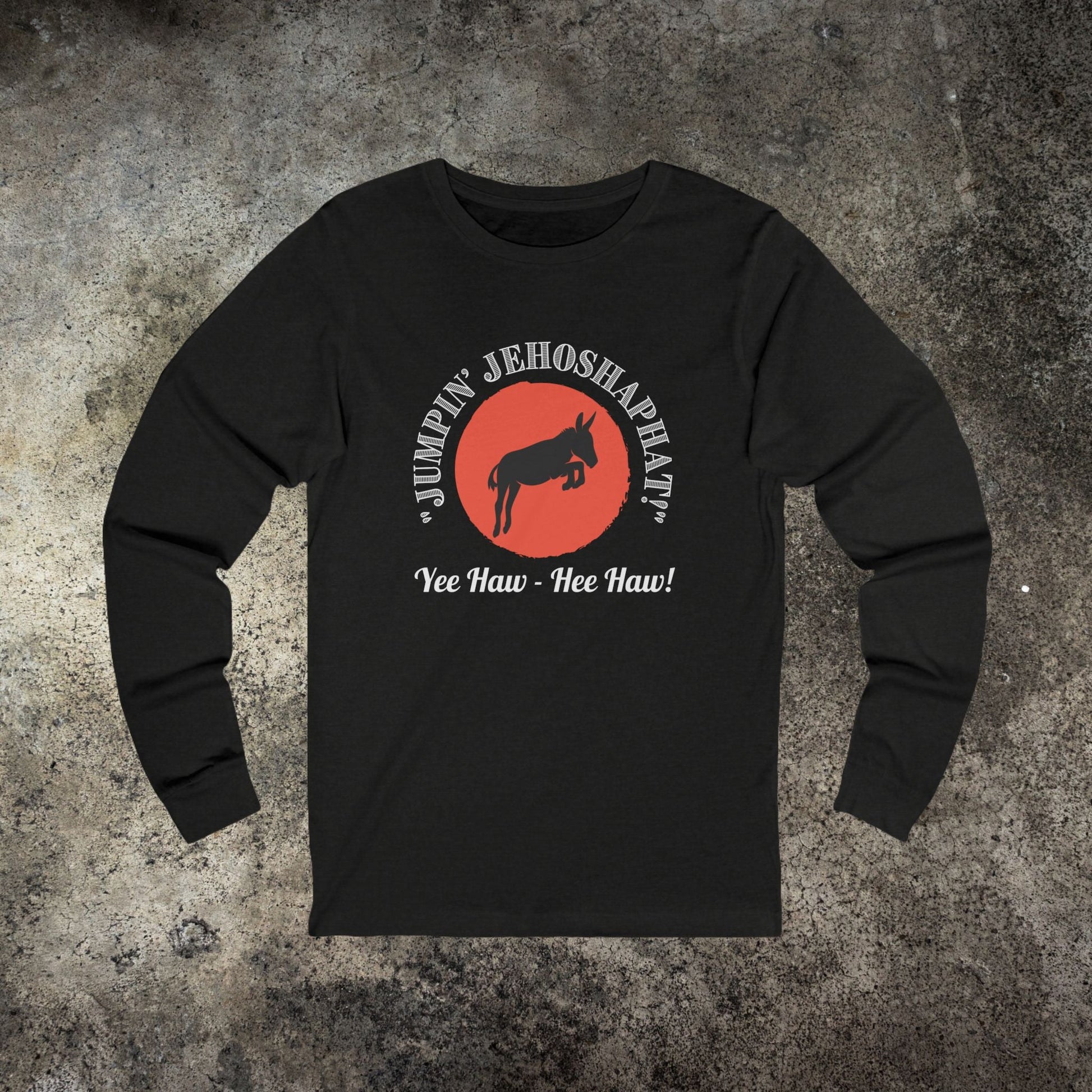 Jumpin Jehosaphat, Unisex Long Sleeve Tee, Perfect for Cowboy Fans - FlooredByArt