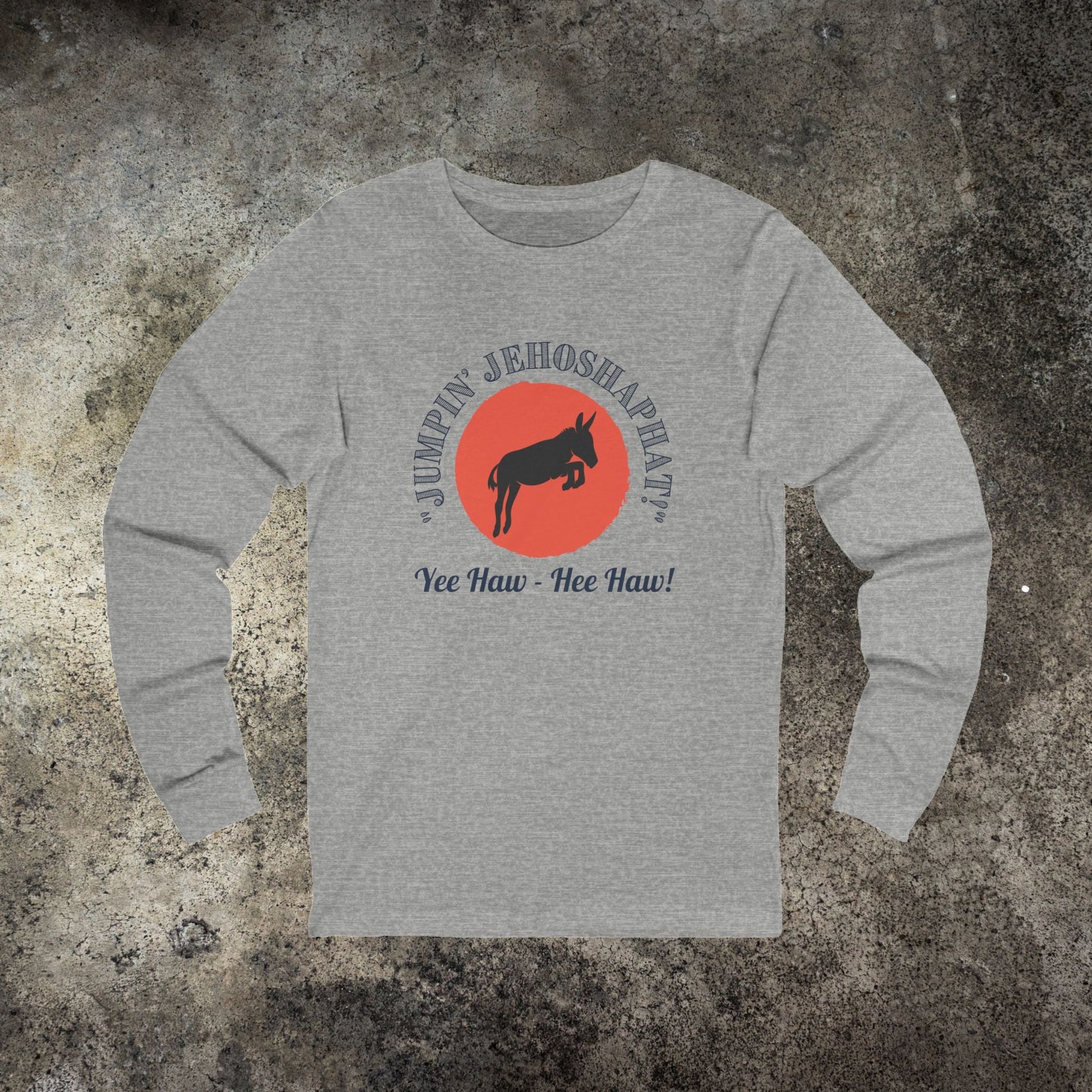 Jumpin Jehosaphat, Unisex Long Sleeve Tee, Perfect for Cowboy Fans - FlooredByArt
