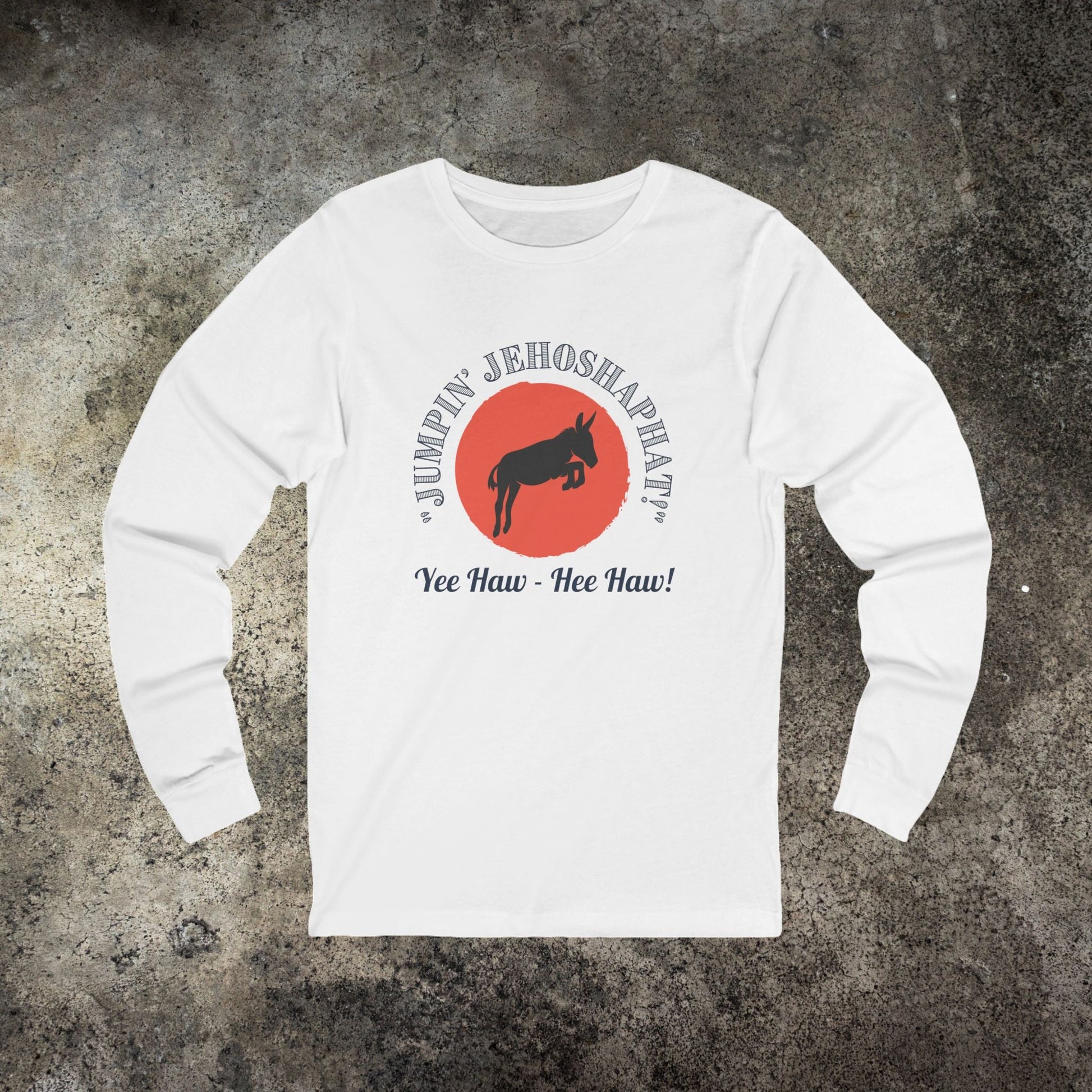 Jumpin Jehosaphat, Unisex Long Sleeve Tee, Perfect for Cowboy Fans - FlooredByArt