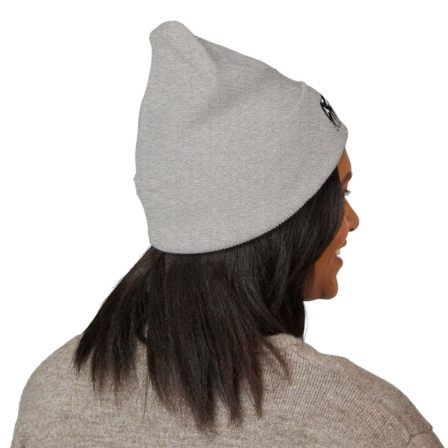 Paint Horse Embroidered Beanie – Cozy Winter Hat for Horse Lovers - FlooredByArt
