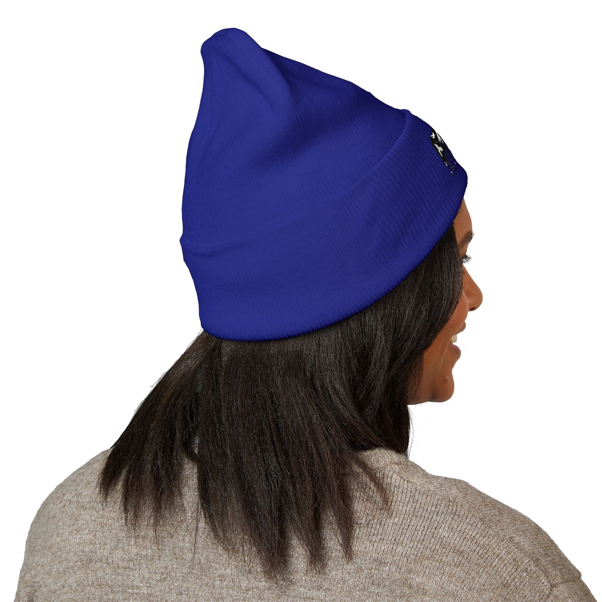 Paint Horse Embroidered Beanie – Cozy Winter Hat for Horse Lovers - FlooredByArt
