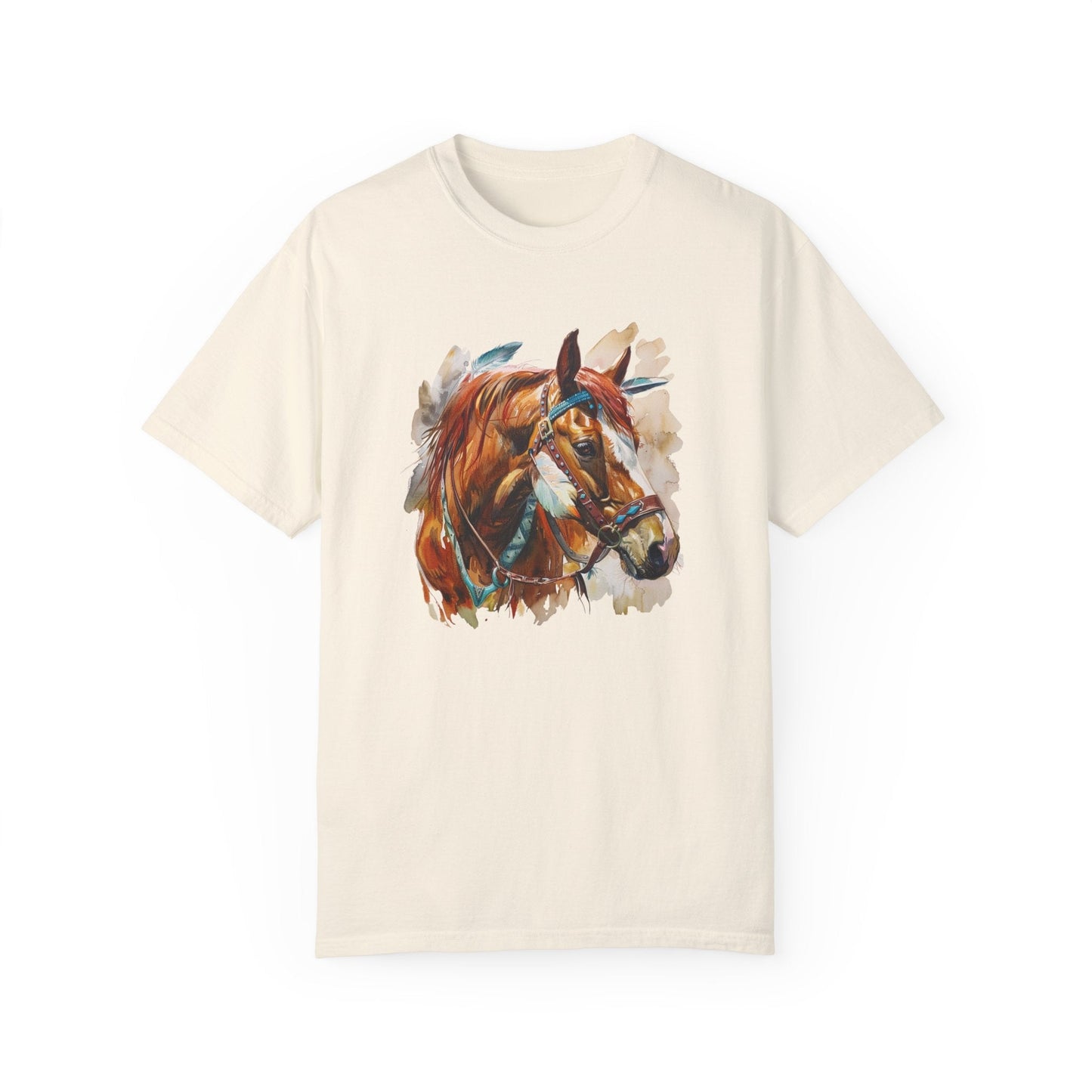 Paint Horse, Spirit Horse T-Shirt, Horse Lover Vintage Style T-shirt - FlooredByArt