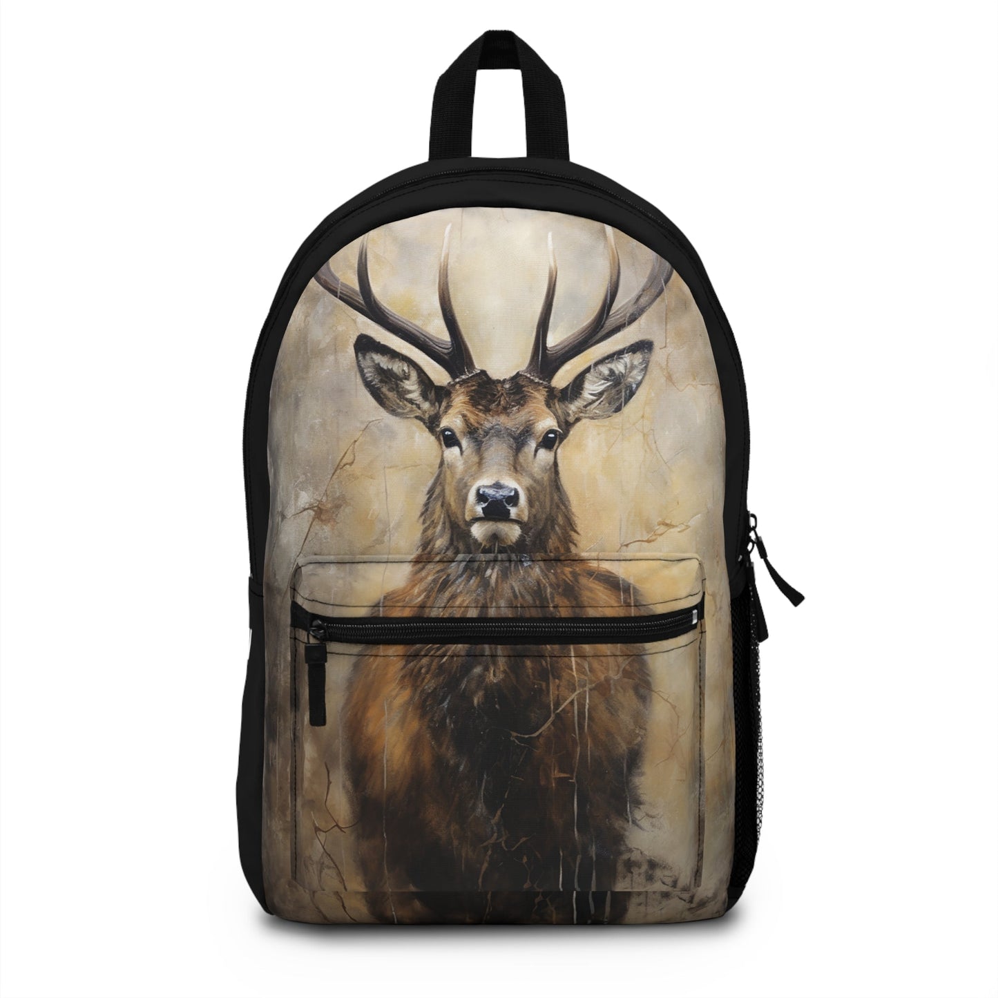 Personalized Boys Deer Hunter Backpack, Custom Stag Deer Bookbag, Wildlife Back - to - school Bag - FlooredByArt