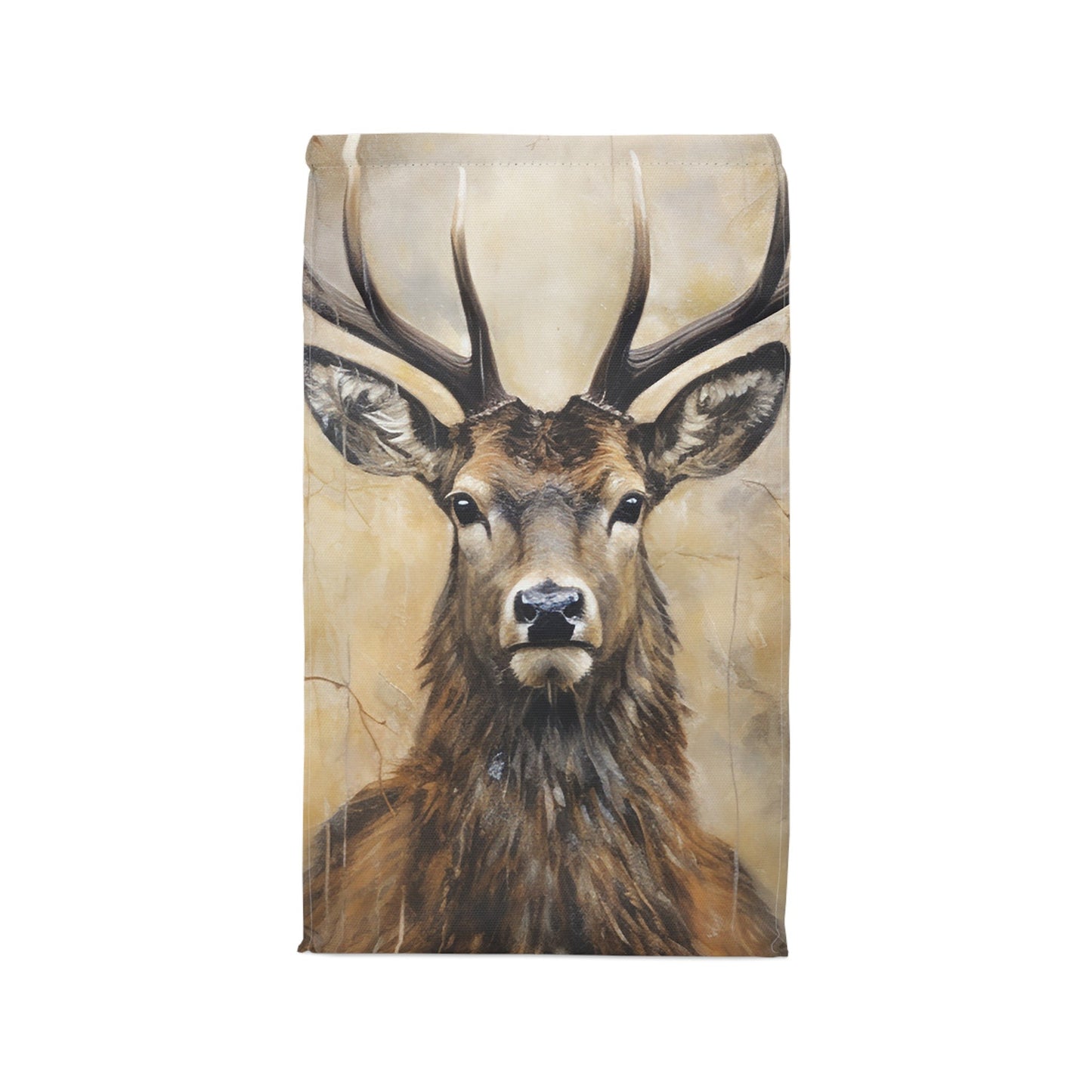 Personalized Boys Deer Hunter Lunch Bag, Custom Insulated Stag Deer Lunch bag, Wildlife Back - to - school - FlooredByArt