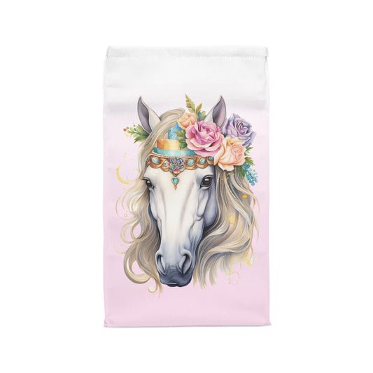 Personalized Girls Horse Insulated Lunch Bag, Back to School Lunch Bag for Horse Lover Gift Lunch Bag for Girls - FlooredByArt